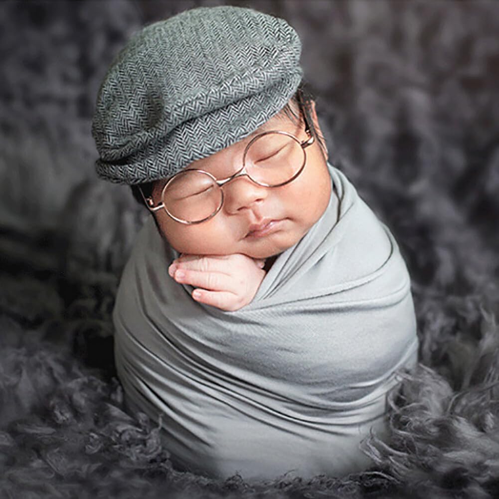 Uposao Neugeborenes Baby Wickeltuch für Fotoshooting - Requisiten, Stretch Wrap, Foto Decke, Swaddle, Hintergrund für Junge Mädchen, Rosa