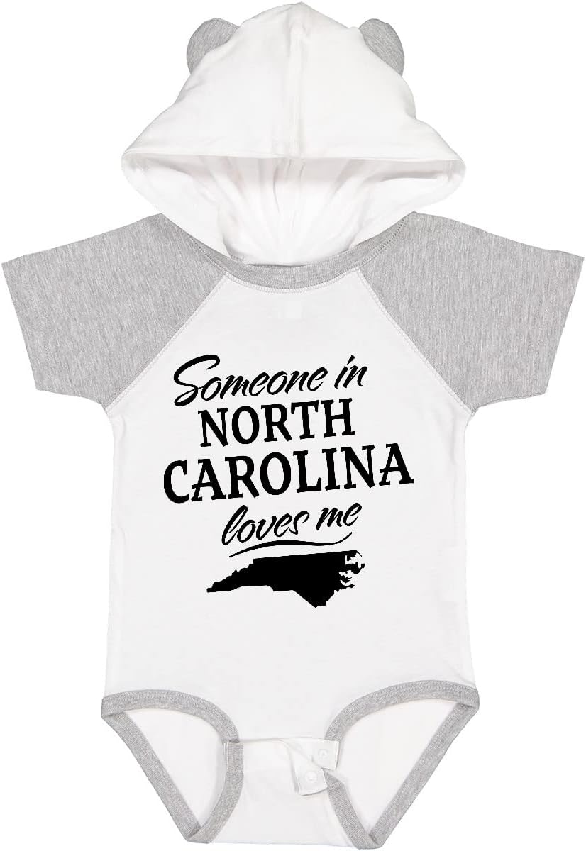 inktastic Someone in North Carolina Loves Me Baby Bodysuit