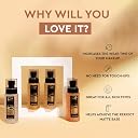 C2P Pro Shimmer Mist Makeup Fixer Spray For Men and Women Oily Skin 120ml | Long Lasting Sweatproof Waterproof Professional Setting Shiny Primer For Glowing Face - Gold Goddess 02 gallery image