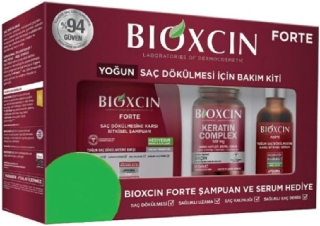 Bioxcin Forte Yoğun Bakım Kiti Tablet Şampuan Serum