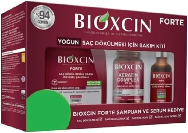 Bioxcin Forte Yo un Bak m Kiti Tablet  ampuan Serum