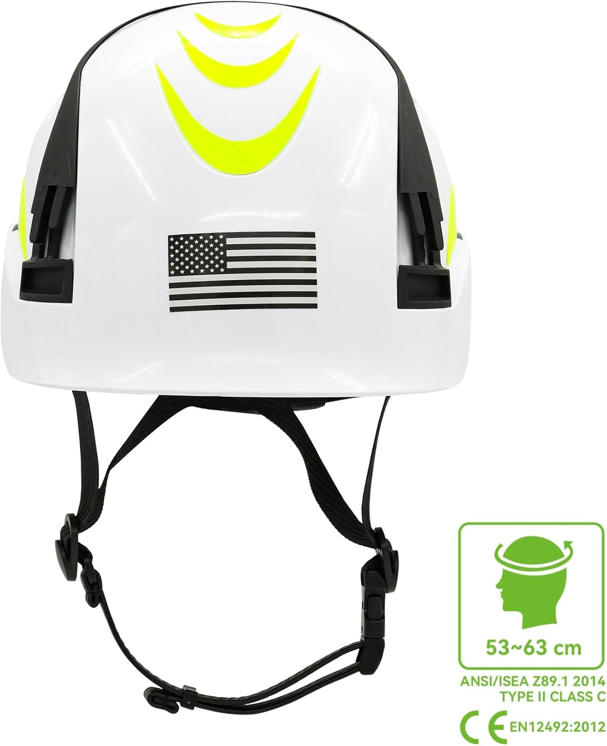 Hard Hat Hardhats Type 2 Class C and Class E&CE EN12492 Safety Helmet Hardhats Adjustable for Construction Head Protection ANSI Z89.1 Type II Class C &CE EN12492 - Image 2
