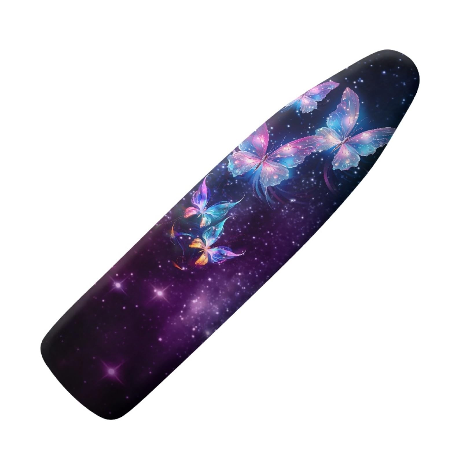 Dwetcxo Purple Butterfly Ironing Board Covers Iron Board Covers And Pad Thick Resist Scorching And Staining Thick Easy Fit Iron Cover Adjustable Elastic Rope Ironing Boards Cover 125X45cm