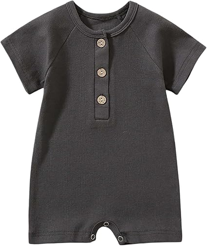 Jumpsuit Strampler Für Jungen - Kurzarm Overall Für Babys & Kleinkinder