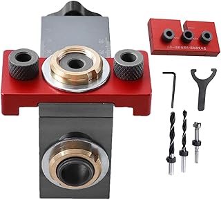 Prateleira - Perfurador Localizador Perfuração para Carpintaria | Localizador punções para cavilhas madeira, conjunto gabaritos para cavilhas para mesas, guarda-roupas, Lafan