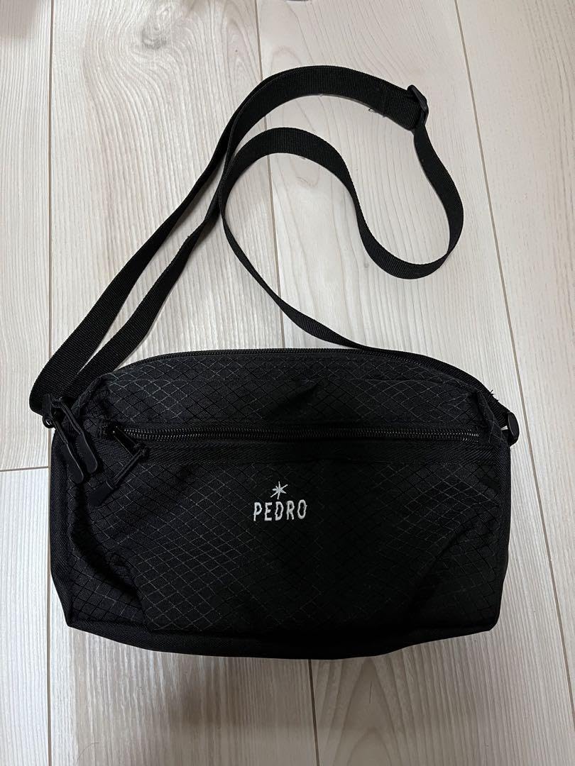 Amazon.co.jp: PEDRO 燦きロゴ刺繍 ボディバッグ ショルダー