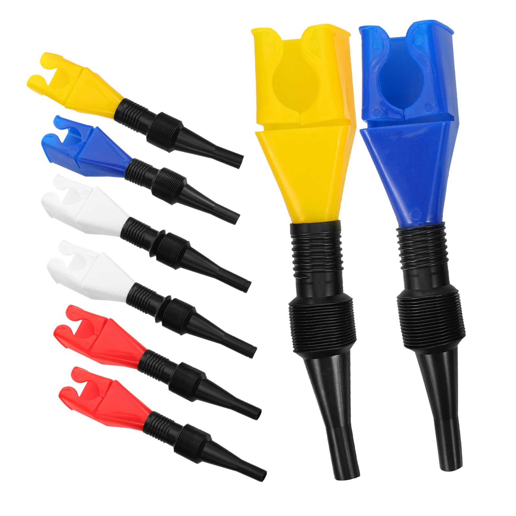 GLEAVI 40piezas Embudo De Aceite Manguera Flexible Para Llenado Rápido De Combustible Automóviles y Diseño Compacto