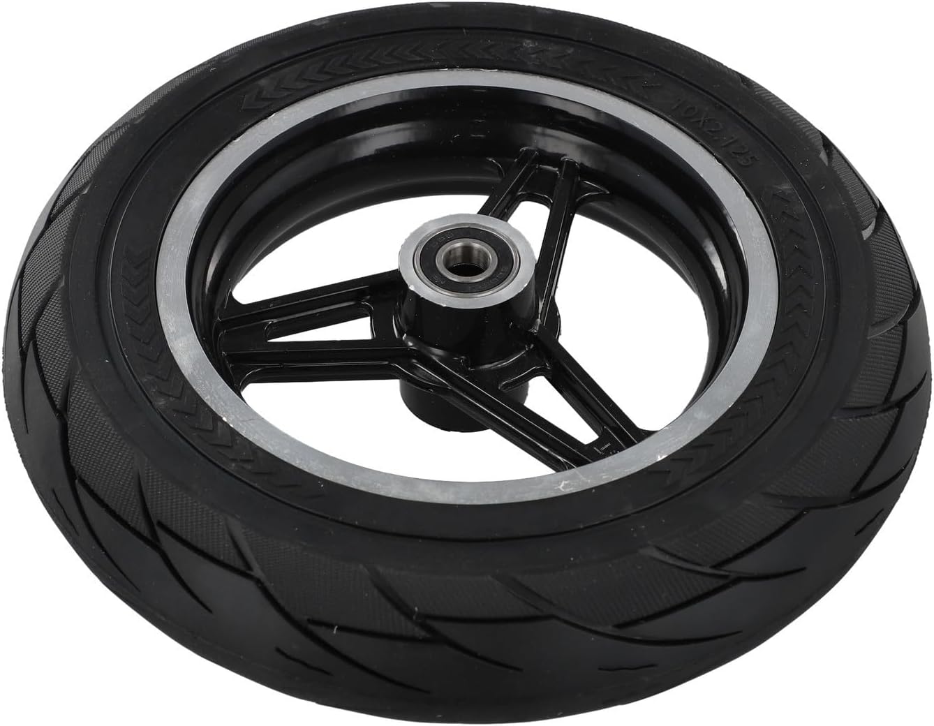 10 Inch Electric Scooter 10x2.125 Solid Tyre With Wheel Hub Assembly Whole Wheel Replacement (12mm)