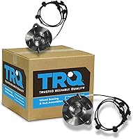Vista 119 de TRQ Par de conjunto de cubo de cojinete de rueda delantera izquierda derecha, 2 piezas compatible con Lexus GX460 2003-2009 GX470 2003-2023 Toyota