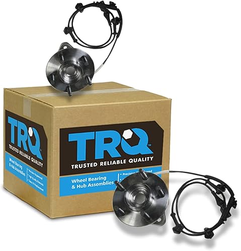 Miniatura 119 de TRQ Par de conjunto de cubo de cojinete de rueda delantera izquierda derecha, 2 piezas compatible con Lexus GX460 2003-2009 GX470 2003-2023 Toyota