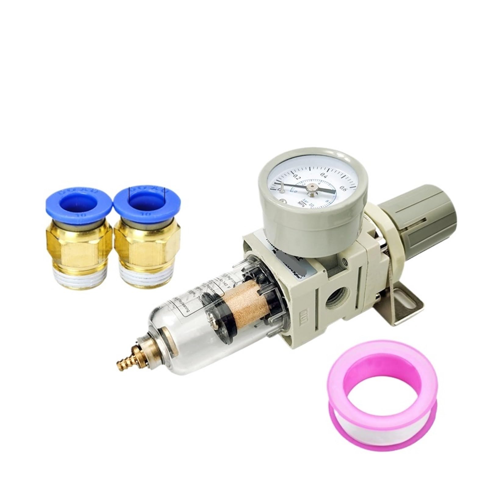 AYNRJKKX Copper core AW2000-02 Pneumatic Compressor air Filter Source Treatment Pressure Regulator(AW2000-02 C PC10-02)