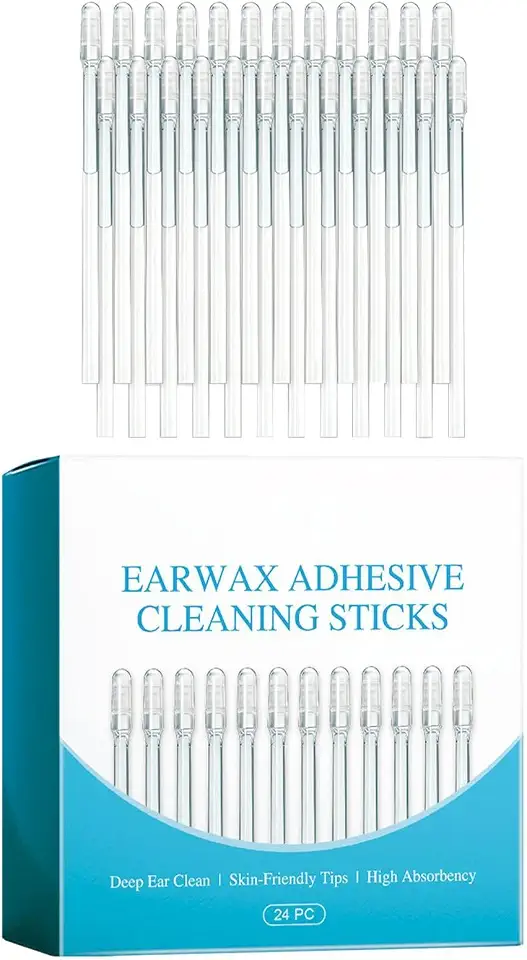 Ear Cleaner Sticky Pick 24 Pieces Cleaning Tool