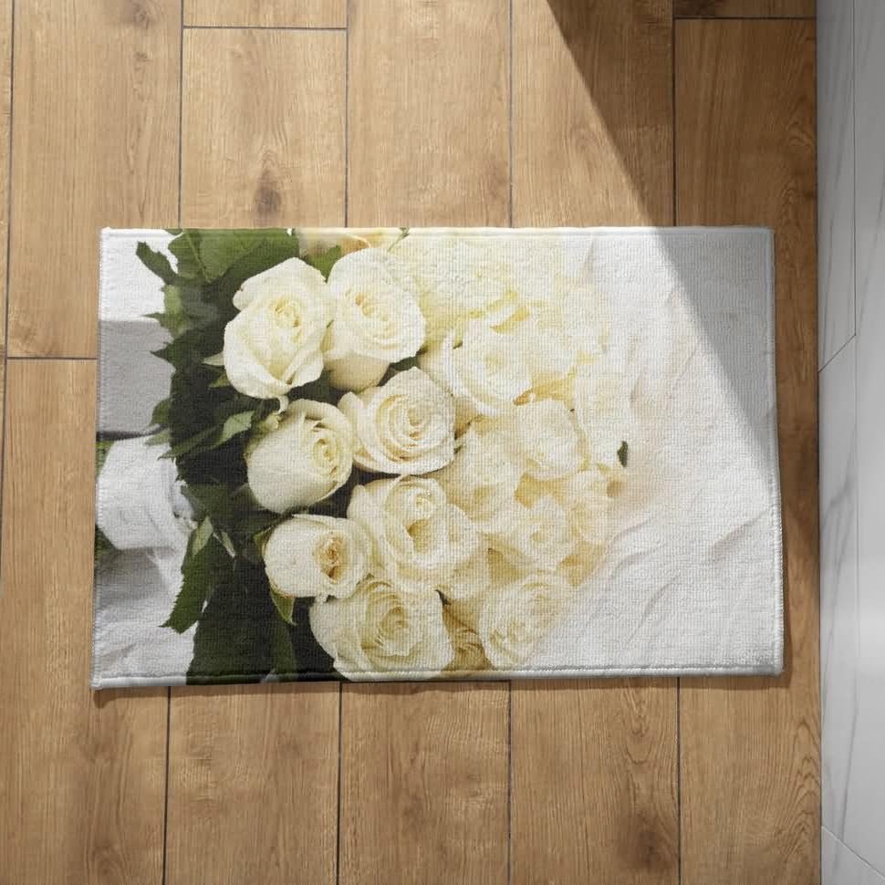 Tapis de sol intérieur maison fleuri pour sublimer votre entrée