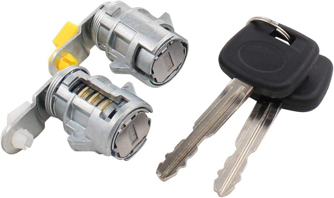 NewYall Front Driver Passenger Side Door Lock Cylinder for Toyota 4Runner 1989-1998 Pickup 1990-1995