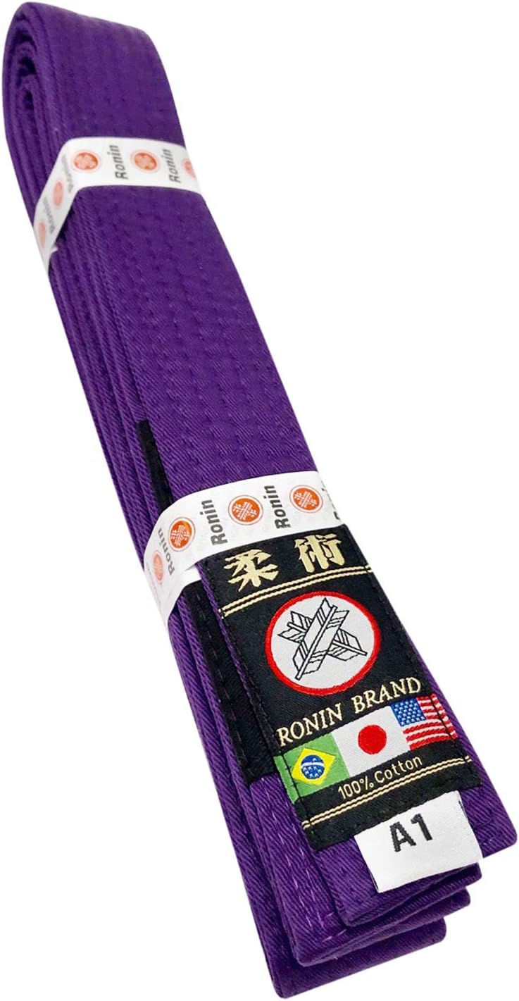 Ronin BJJ Gi Belt – Brazilian Jiu Jitsu Belt - Poly/Cotton Fabric - Image 4