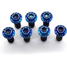 Arashi 10 Pcs M8x22mm Titanium Alloy Front Brake Disc Rotors Mounting Bolts Screws for S1000RR S1000R R1100S R1150RT HP2 K1200S R Nine T R1200RT K1300S K1600GT, Blue