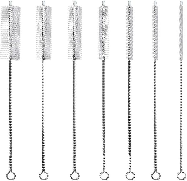 Lxtness Trinkhalm-Bürsten von 30 cm, 7 Stück
