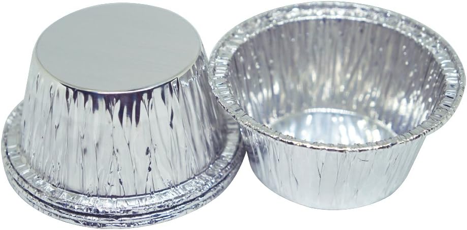 MYStar 2.6" Disposable Aluminum Foil, Mini Cupcake/Muffin Baking Cups, Pack of 150