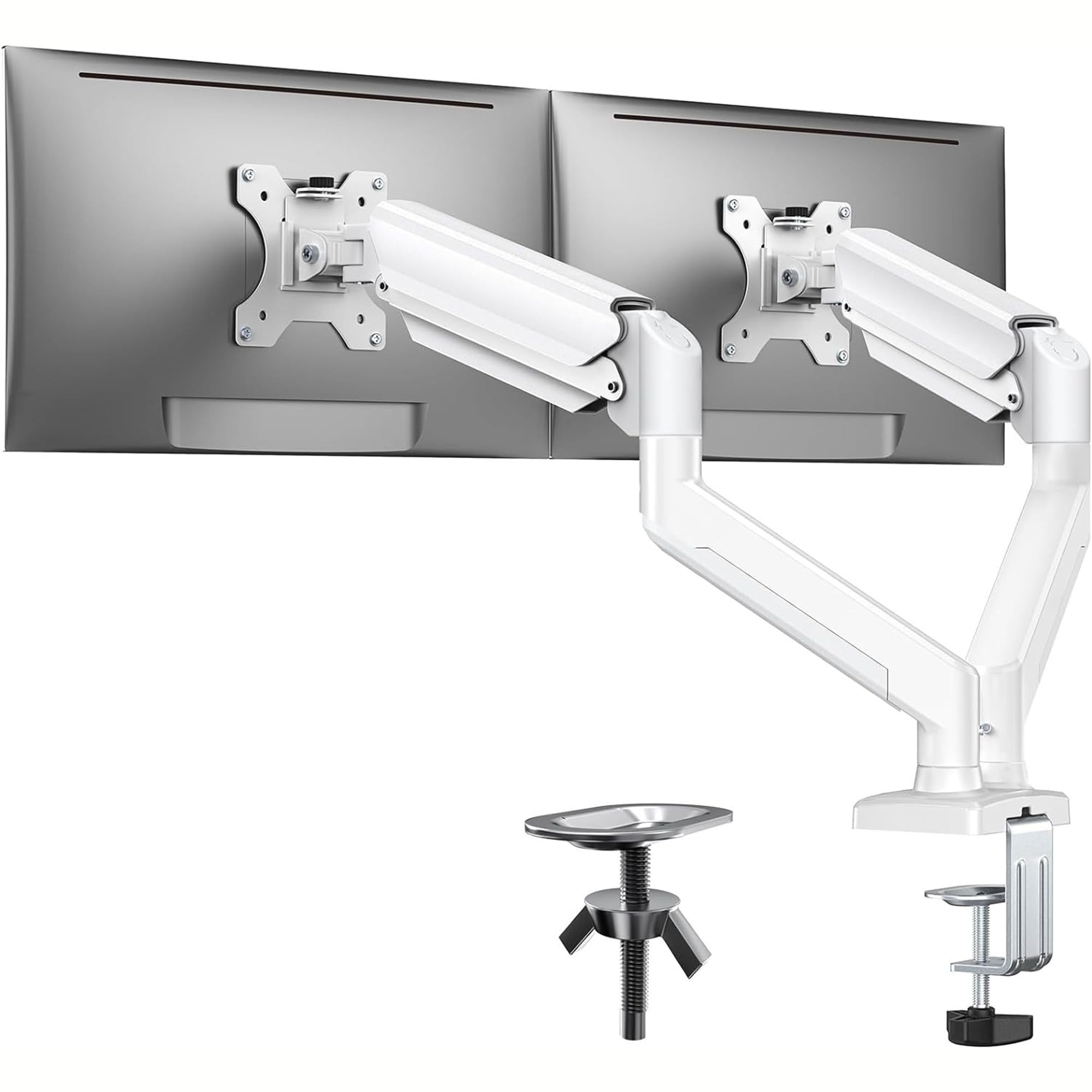 510152 KIMOCA モニターアーム デュアルアーム 2画面 白 Amazon.co.jp: KIMOCA モニターアーム デュアルアーム 2画面 13