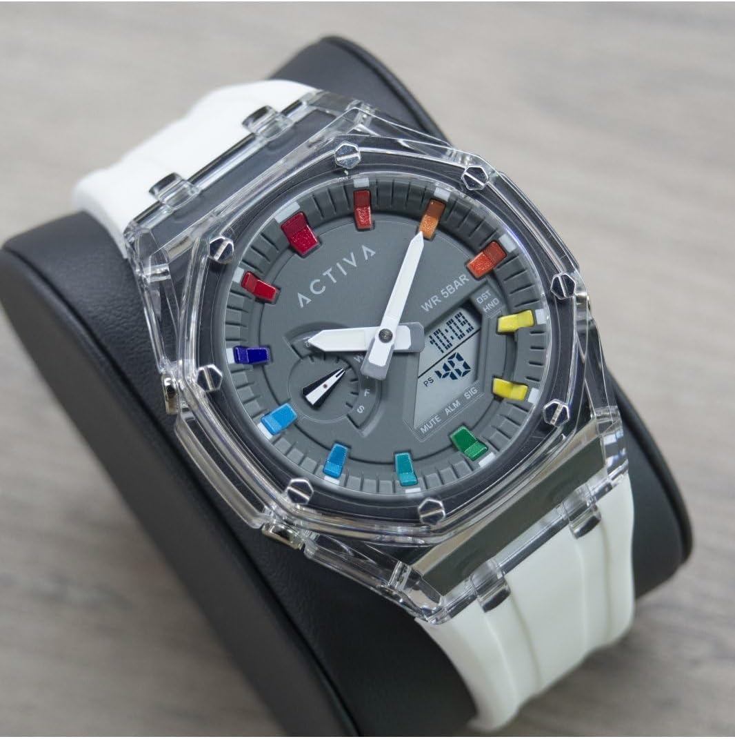 Activa Digital ACW2100-003 watch displaying time