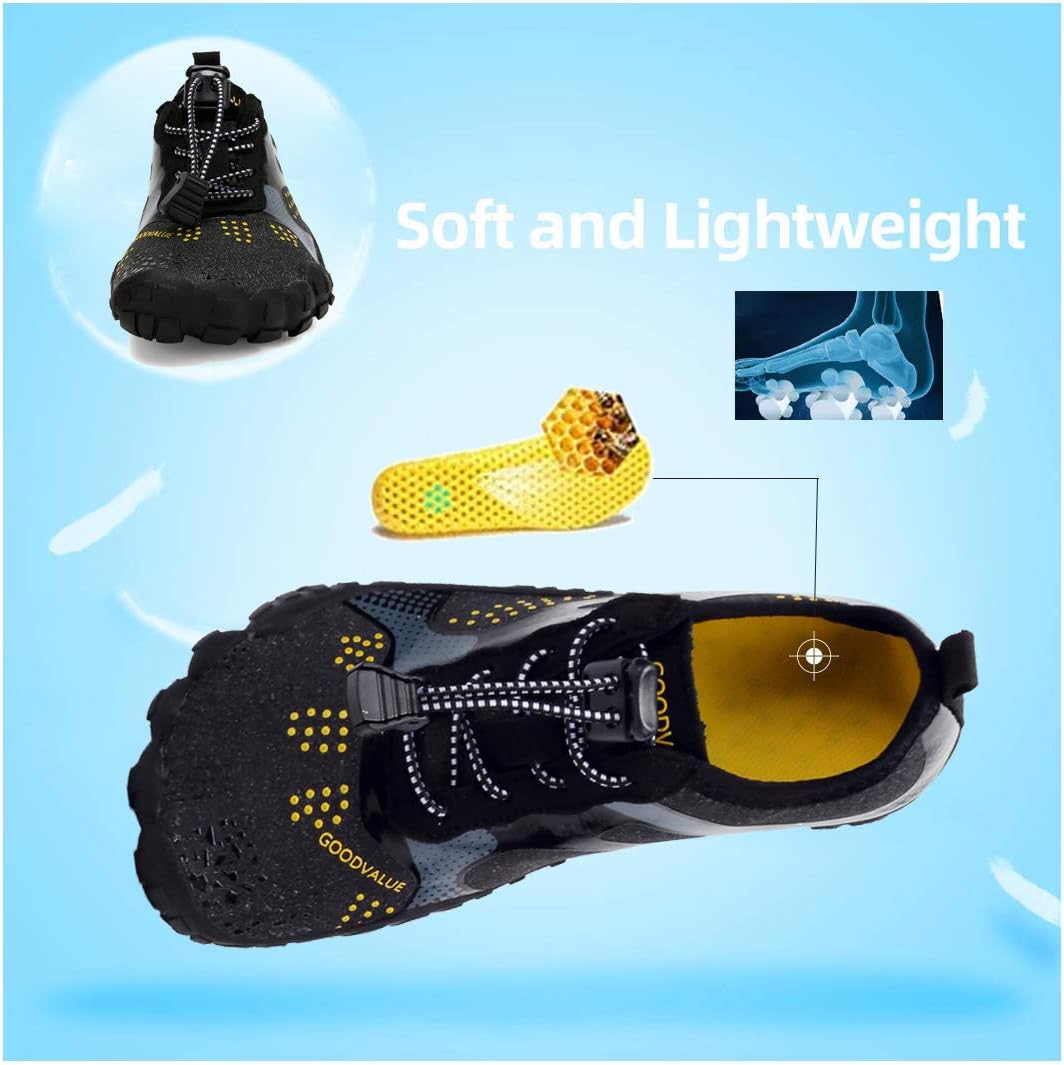 GoodValue Kids Water Shoes Quick-Dry Non-Slip Barefoot Aqua Socks for Beach Swimming Pool, Swim Shoes Outdoor Water Sports Shoes for Boys,Girls - Image 6