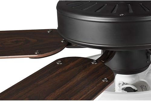 Miniatura 7 de AirPro Collection - Ventilador de techo de cinco aspas de 52 pulgadas con kit de luz blanca grabada