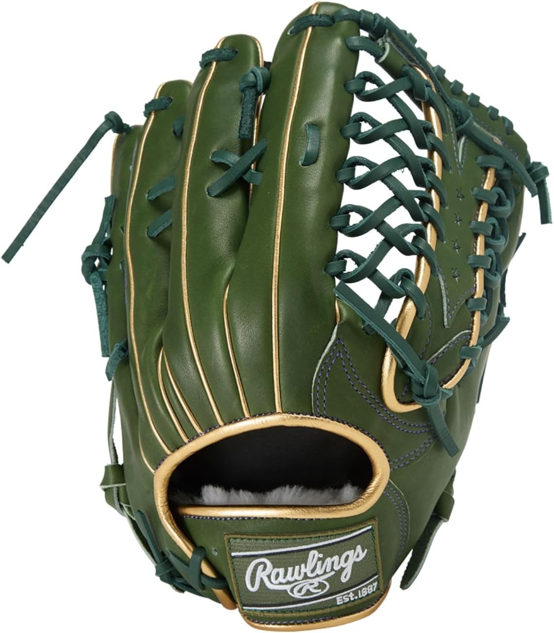 Rawlings Baseball Glove Soft HOH PRO EXCEL - Color Palette- GR5FHECB88FS Outfielder ML Green 12.5" *for Right Throwing