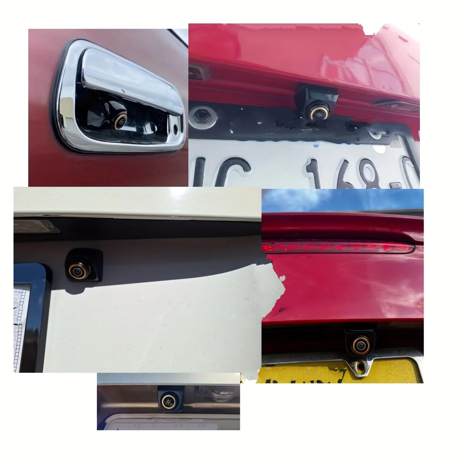 Telecamera Posteriore Per Auto AHD 1080P NTSC Doppio Interruttore Vista Anteriore Retromarcia Backup Senza Batteria Telecamera Retromarcia