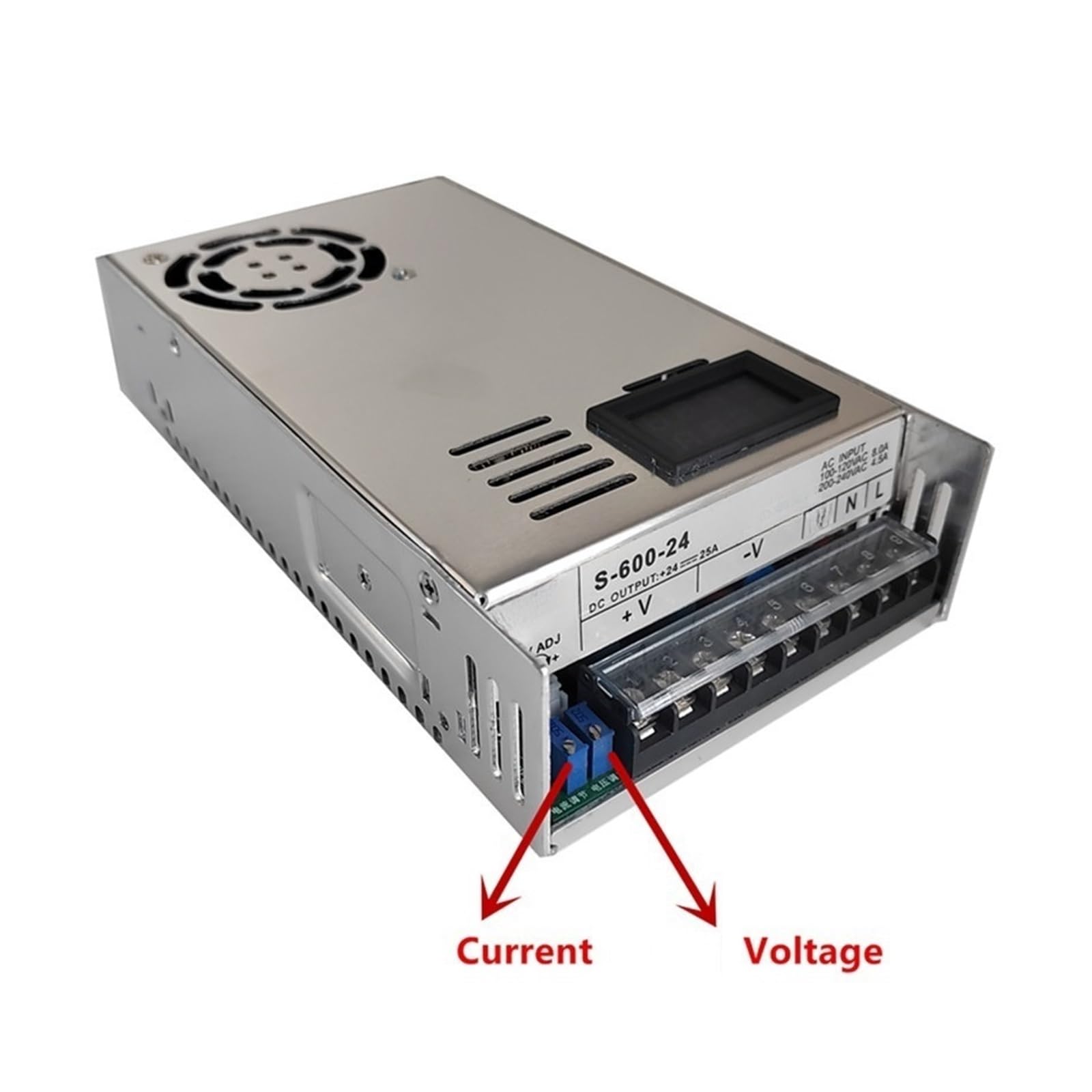 Alimentatore DC Regolabile 500W 600W Alimentatore DC Regolabile 12v 15v 24v 27v 36v 48v 50v 60v 72v 80v 90v 100v 110v(0-110V)