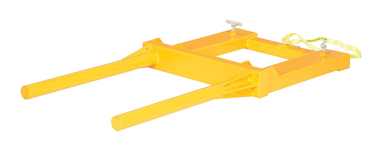 Vestil HDT-500 Steel Horizontal Drum Positioned 650 Lb. Capacity Yellow
