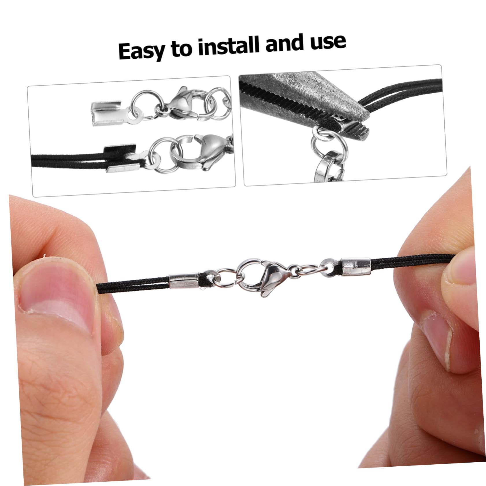 40 Pcs Stainless Steel Lobster Claw Clasps - Jewelry Making Supplies For Necklaces & Bracelets