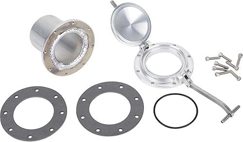 Pequeño casquillo de gas abatible de bloqueo positivo, cuello del llenador de combustible de la defensa