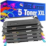 Tito-Express PlatinumSerie 5 Toner XXL kompatibel mit Samsung CLT-4092S | Geeignet für CLP-310 CLP-315 CLX-3170 CLX-3175 K NK WK FN FW N W | Black 2.500, Color je 2.000 Seiten Druckleistung