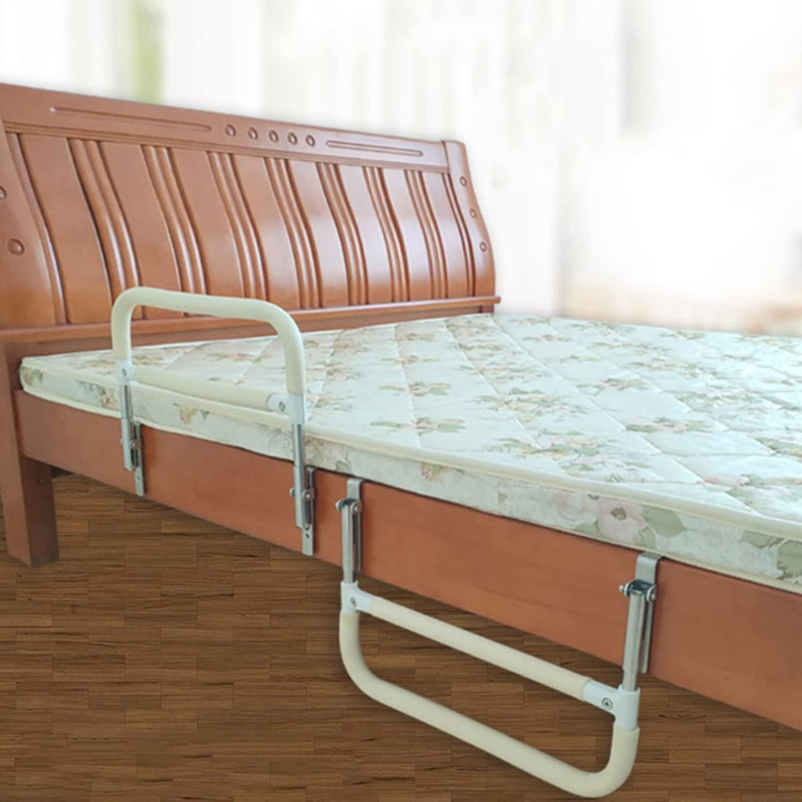 Sponda di sicurezza per letto con maniglia per anziani Anziani per adulti Sponda protezione pieghevole Comodino per ospedale Maniglione Paraurti Handicap Supporto medico Canna Dispositivi assistenza