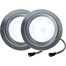 2Piece 12V DC Ductless Cooker Range Hood Light Lamp 1.5W Equivalent 20W Halogen Frosted Glass Compatible Electronic BallastWarm White 3000K,SM Connector_NO [Energy Class A]