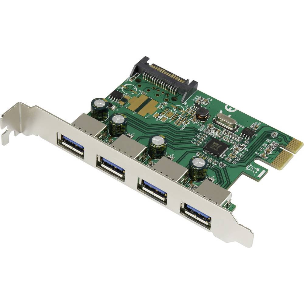RENKFORCE Karta kontrolera PCI-Express z 4 portami USB 3.0
