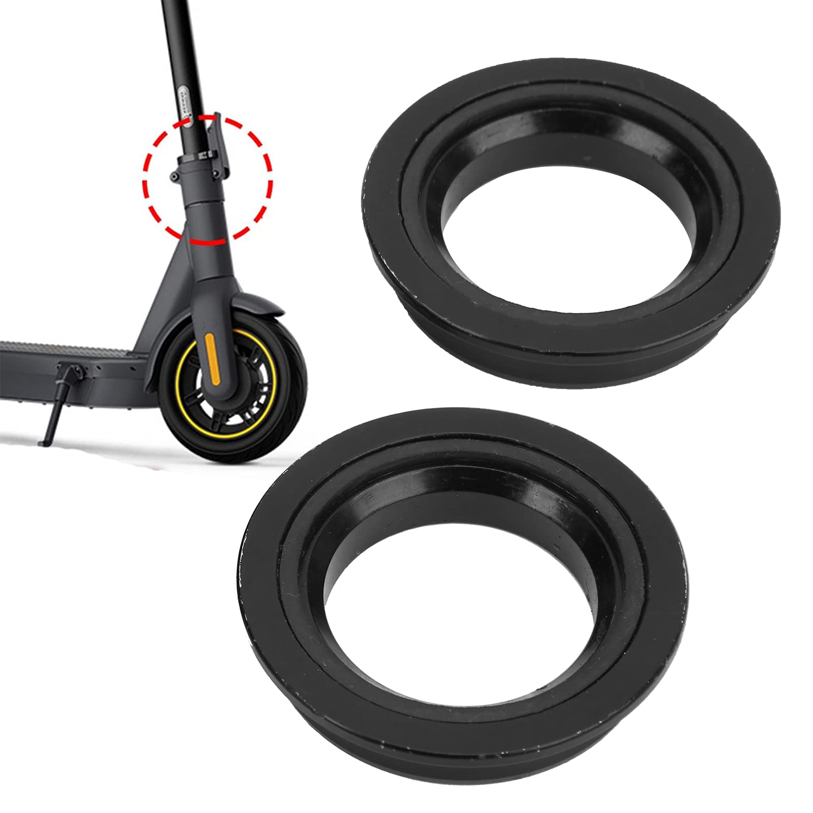 Roulement de Direction Scooter Électrique, Aluminium Durable Kit Réparation Roulements Inférieur Supérieur Ensemble pour Utilisateurs DIY Ateliers Réparation Scènes Urbaines