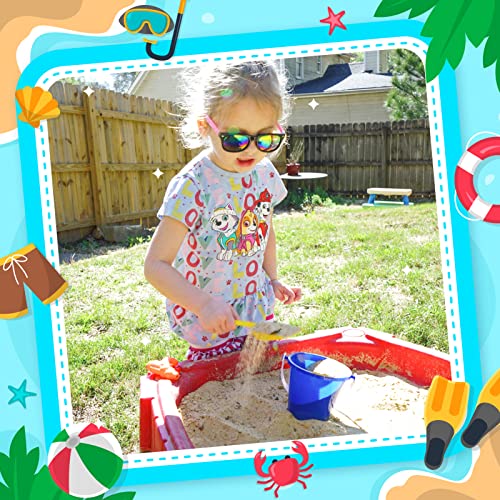 Pool Party Favors Beach Party Favors - 60 PCS Pool Toys For Kids Ages 3-8 Beach Balls Bulk, Sand Bucket and Shovels Set, Kids Sunglasses Bulk, Beach Summer Toys, Pool Party Supplies,Sand Toys by GIFTINBOX - Image 6