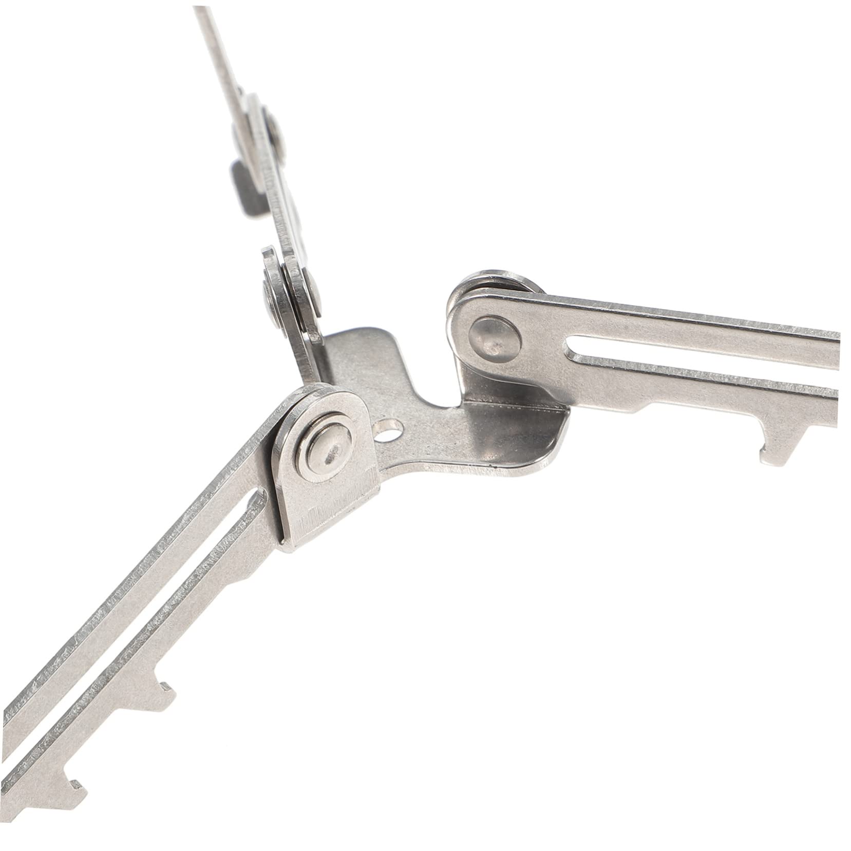 Sosoport 5st Gastank Halterung Klappbarer Tankkanisterhalter Kraftstoffflaschenhalterungen Klappbare Tankhalterung Metall Camping Tankhalterung Herd Falten Aluminiumlegierung Vorrichtung