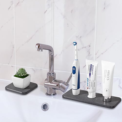 Miniatura 9 de Jaboneras de baño de diatomita, gris oscuro