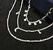 Wowanoo Choker Necklace Set Multilayer Layers Stars Chain Clavicle Necklace Jewelry for Women ThreeG