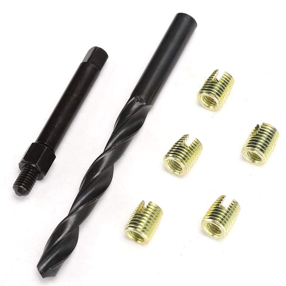 Hilitand Popular Thread Repair Kit M8 X 1.25 Self Tapping Thread Inserts Tool Set For Automobiles, Rail Car, Home Appliances