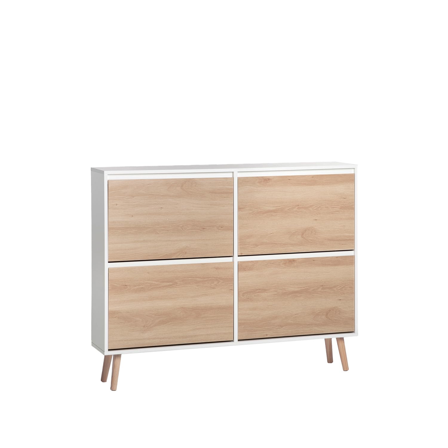 Meuble à chaussures Kemi en bois scandinave pour un couloir toujours net