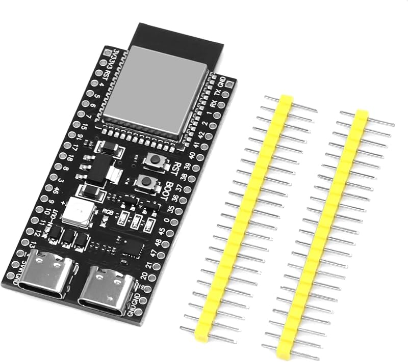 Vývojová doska Ulegqin ESP32-S3 DevKitC-1-N16R8, WiFi a Bluetooth 5.0, 16 MB Flash, 8 MB PSRAM, duálny Type-C, kompatibilná s Arduino