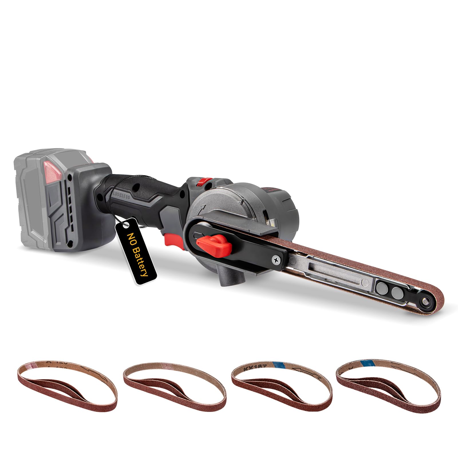 Brushless Cordless Detail Belt Sander Compatible with Milwaukee M18 (Battery Not Included…