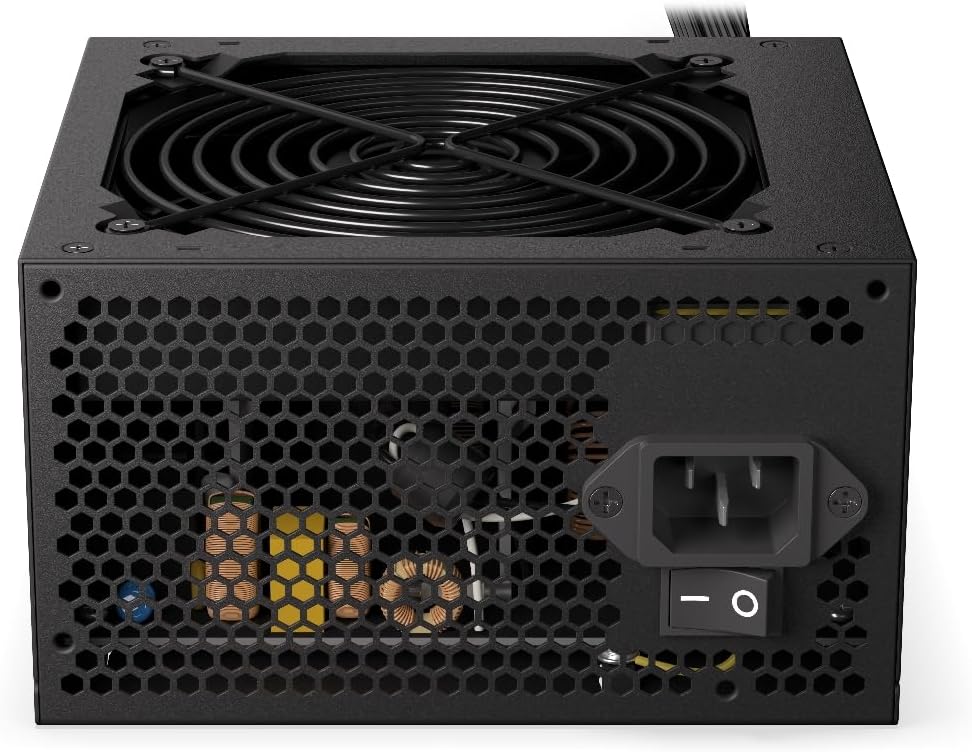 ENDORFY Elementum E5 550W, PC Power Supply, ATX Power Supply, 550W Power Supply, 80 Plus Certified, Full Black Wired, EY7A001