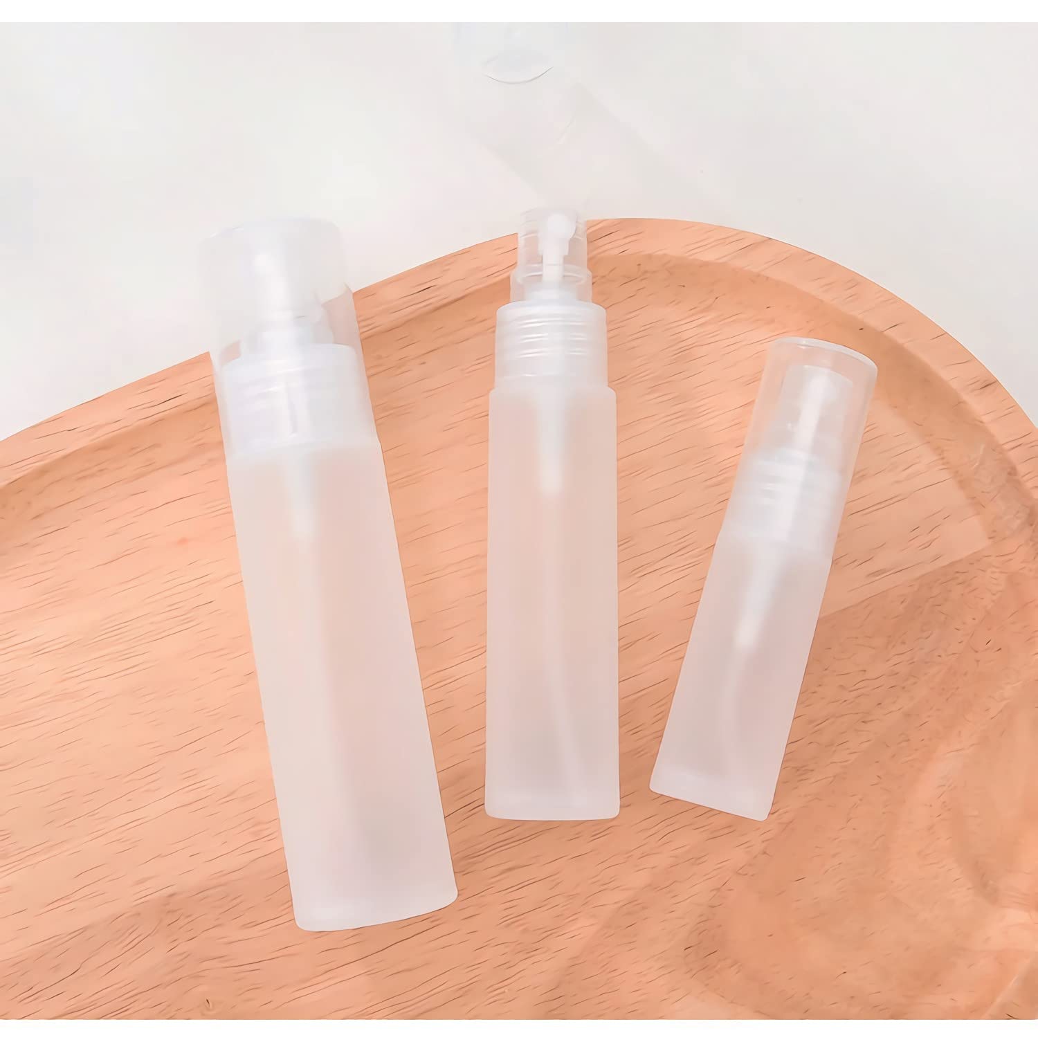 24 pezzis 30ml Flacone spray liquido in plastica, 30 ml Trasparente opaco Bottiglie Spray per Nebulizzazione Fine, Viaggio, Contenitore Cosmetico per Flacone Spray per Profumo