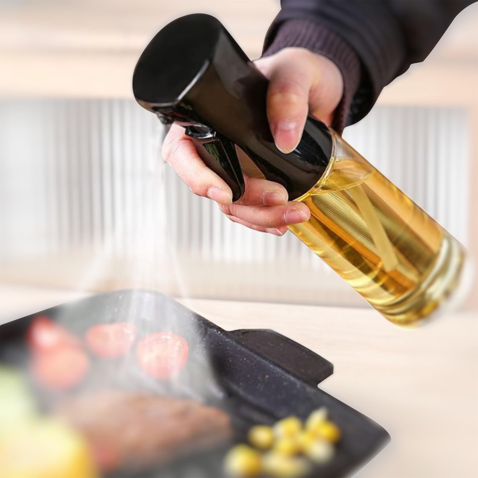 PANCA Glass oil Spray Dispenser Cooking 200ml Olive Oil Spray Bottle Refillable Food Grade Oil Vinegar Spritzer Sprinkler Sprayer Mister Used for Air Fryer, Salad Making, Frying, BBQ (5) (B0DBKTSPSC) Amazon Price History, Amazon Price Tracker