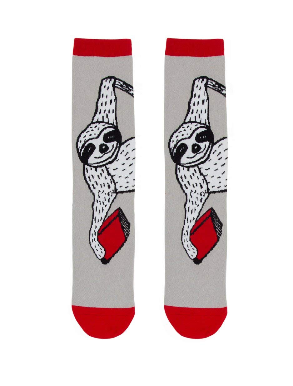 Out of Print Literary and Book-Themed Unisex Cotton Socks for Book Lovers, Readers, and Bibliophiles