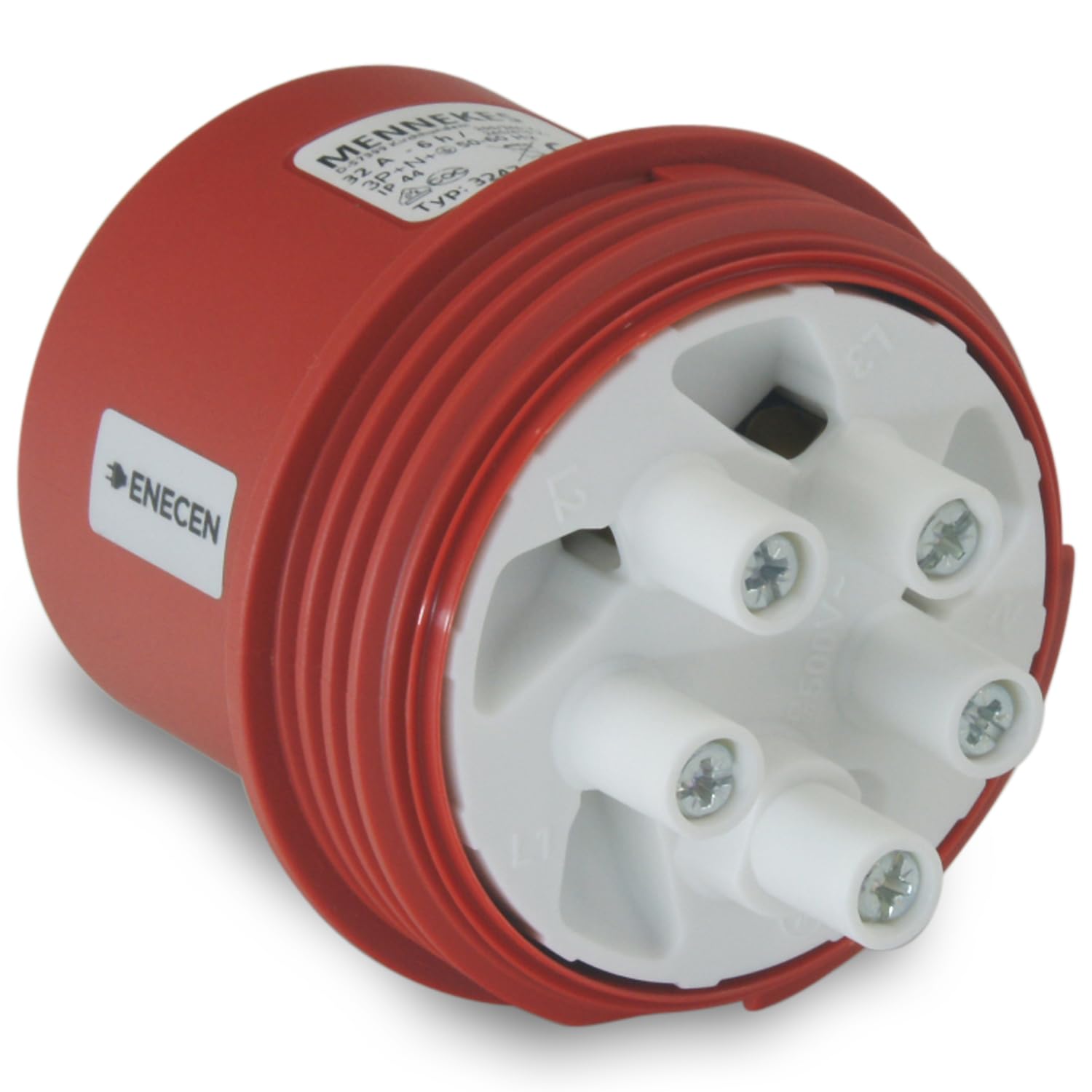 CEE Stecker & Kupplung Set 400V/32A 5p IP44 - Mennekes